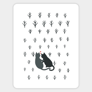 December cat lover Magnet